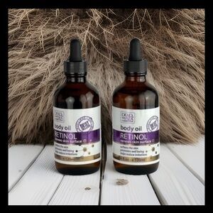 Set Of 2 RETINOL DEAD SEA COLLECTION Body Oil Helps Reduce IRRITATION, 4 fl oz